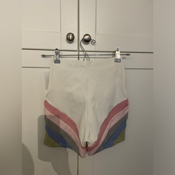 PORT DE BRAS Brand New Rainbow Bike Shorts - Picture 5 of 7